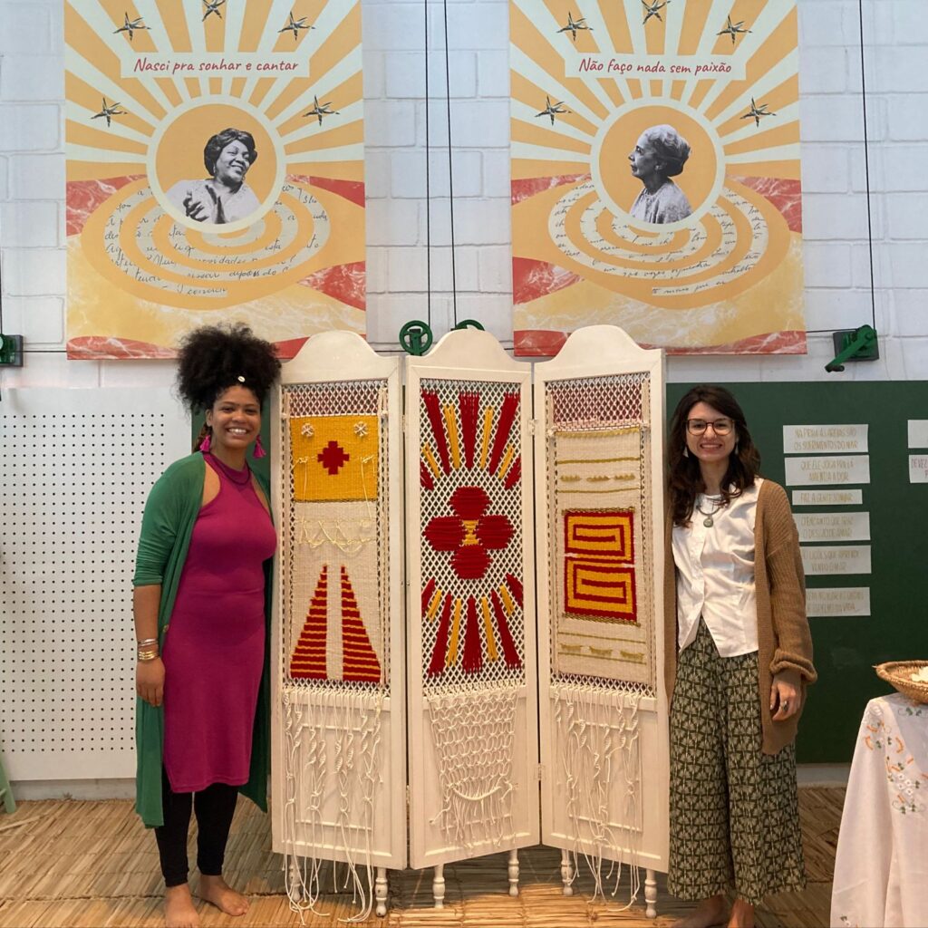 Mostra “Ivone & Nise: um reencontro”. Idealizadoras Pâmella Carmo e Mariana da Matta.
