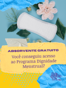 programa dignidade menstrual