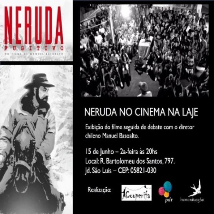 Cinema na Laje exibe filme sobre o escritor Pablo Neruda