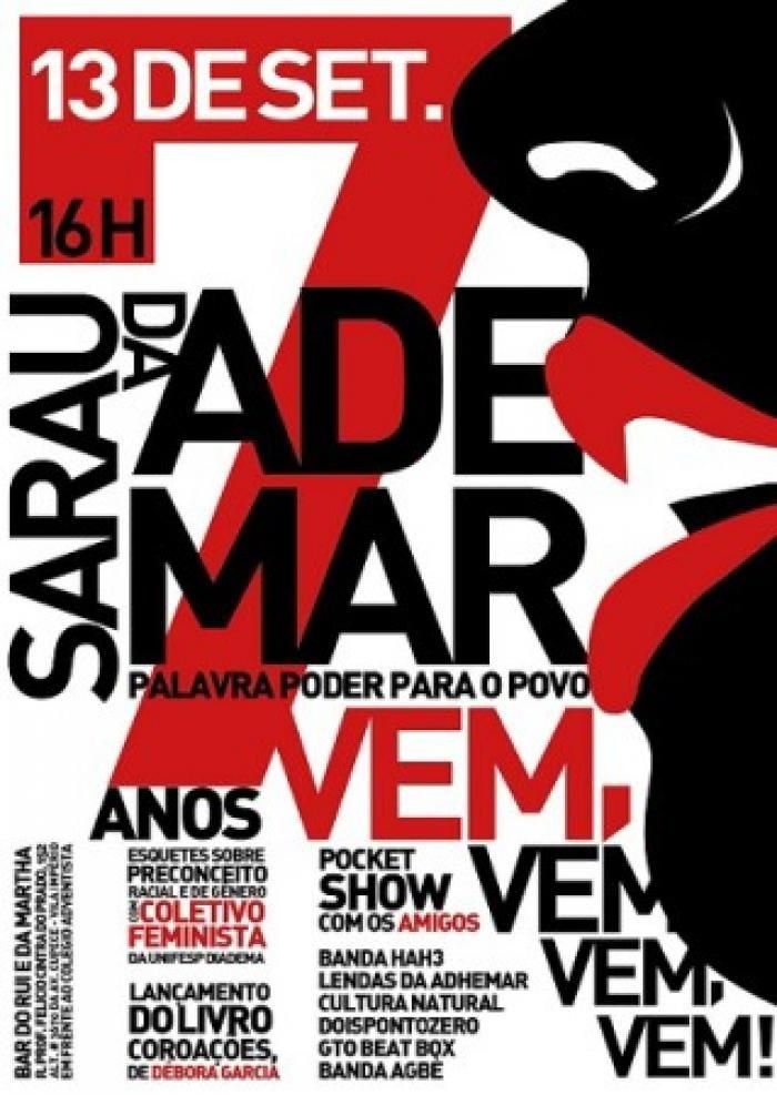 Sarau da Ademar comemora sete anos de resistência e conquistas culturais