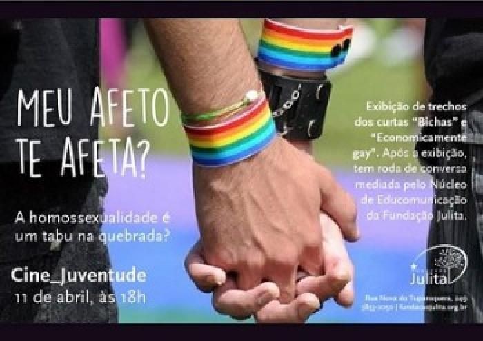 Homossexualidade na periferia é tema de Cine Debate para jovens