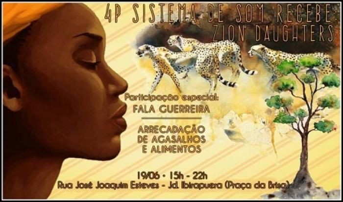 Coletivo 4P Sistema de Som promove festa Sound System no Jardim Ibirapuera