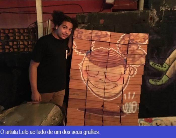 Exposição de grafiti com obras em aquarela aborda questões de afeto no Grajaú