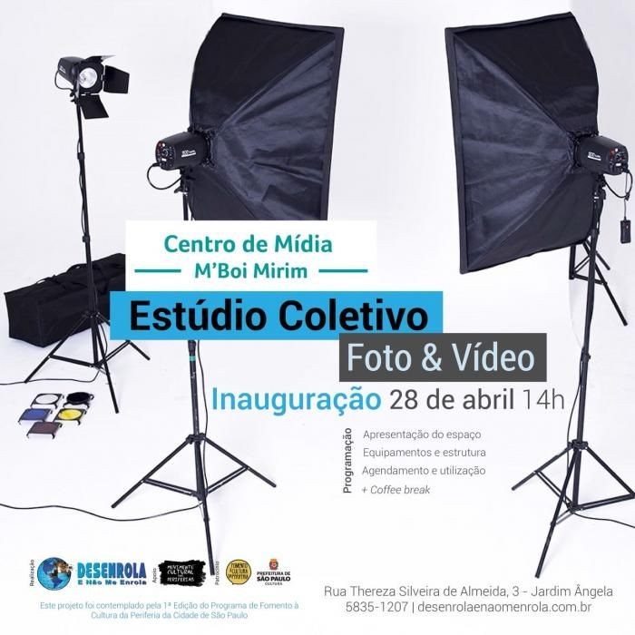 Centro de Mídia M´Boi Mirim inaugura estúdio audiovisual coletivo