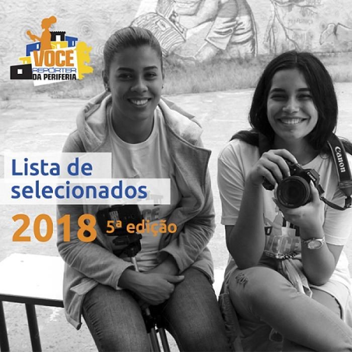 Confira a lista dos selecionados para a 5ª edição do Você Repórter da Periferia
