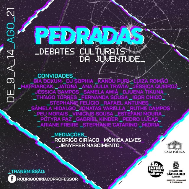 Casa Poética realiza circuito de debates sobre cultura jovem