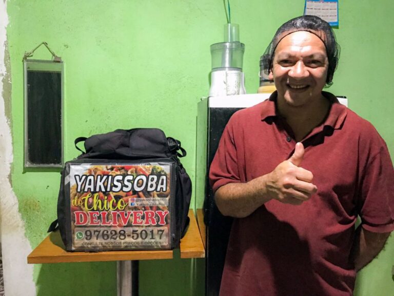 Yakissoba do Chico: ao criar o próprio negócio na pandemia, morador emprega 5 filhos