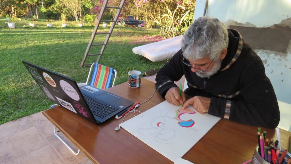 O processo criativo de elaboração do livro intitulado 'Azterketa' surge durante o período de isolamento social, provocado pela pandemia de covid-19. (Foto: Suzi Soares)