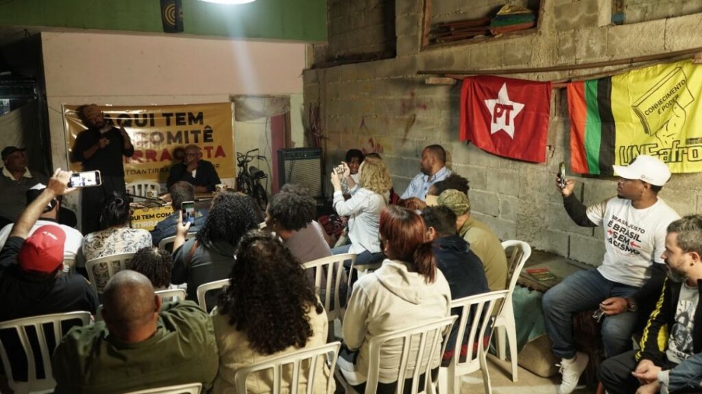 Núcleo do Comitê Antirracista na periferia de Itanhaém, litoral sul de São Paulo. (Foto: Thiago Fernandes)