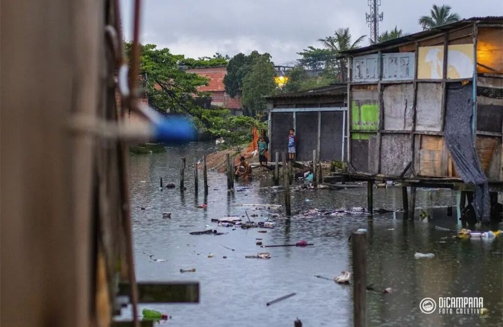 Dique da Vila Gilda, Caminho Da Divisa - entre Santos e São Vicente, a famosa Caixa d'água 2022 (Foto: DiCampana Coletivo)