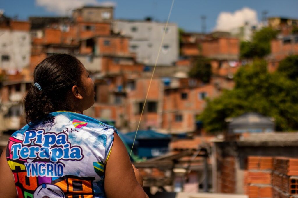 Yngrid Ferreira é co-fundadora da Equipe Pipas no Capão ZS - Foto: Patricia Santos