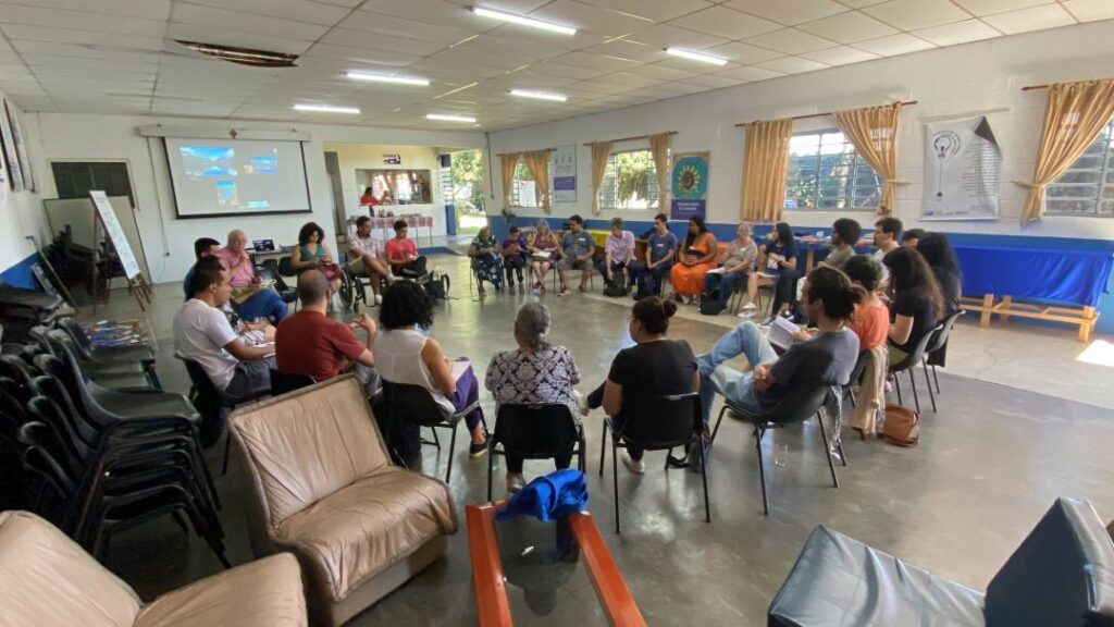 1° Encontro de Jovens Pesquisadoras(es) de M´Boi Mirim e Campo Limpo, no Centro de Direitos Humanos e Educação Popular (CDHEP).