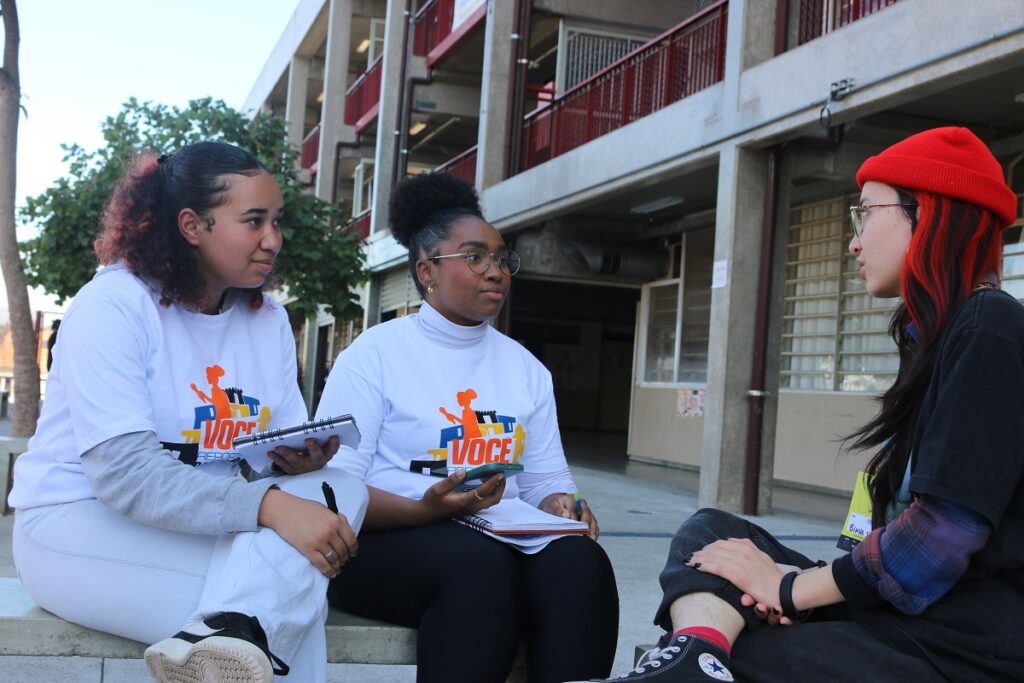 Você Repórter da Periferia entrevista jovem cineasta da zona sul de São Paulo. Foto: Nicolas Santos