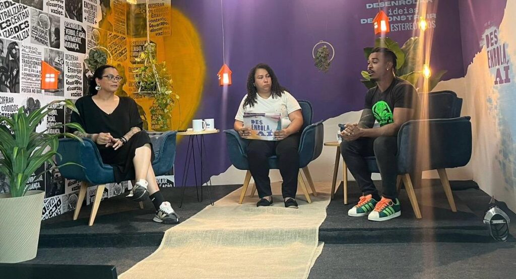 Desenrola Aí nas Eleições 2024 com as candidaturas periféricas a vereança da cidade de São Paulo, Neon Cunha e Advogado Ewerton. Foto: Vitória Guilhermina (Setembro/2024)