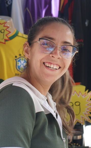 Comerciante ambulante Mislene